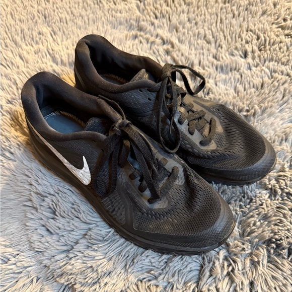 Nike Air Max 2014 Black/Reflect Silver-Anthracite-Dark Grey Size Mens 10 - Picture 2 of 8